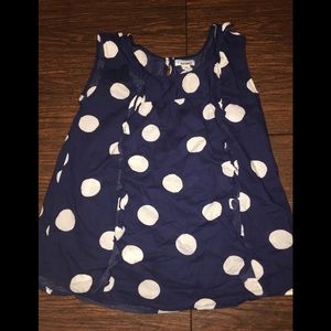Old navy LARGE polka dot tank top